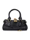 Chloé Paddington Bag In Grained Buffalo Leather In Black