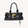 Chloé Sac Paddington En Cuir Grainé Femme Noir Taille Onesize 100% Cuir De Veau