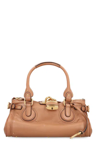 Chloé Paddington Bag In Leather In Brown