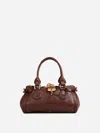 Chloé Chloe Paddington Grained Leather Shoulder Bag In Brown