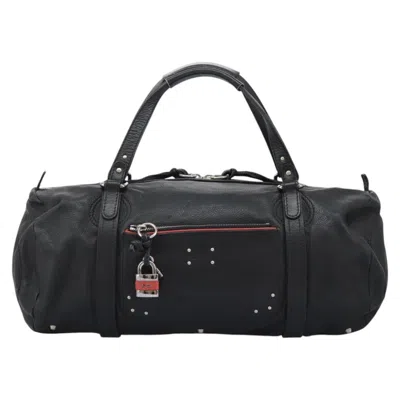 Pre-owned Chloé Paddington Black Leather Travel Bag ()