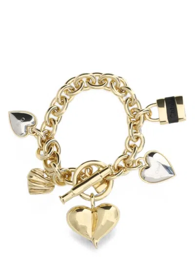 Chloé 'paddington' Bracelet With Charms In Gray