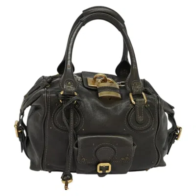 Pre-owned Chloé Paddington Brown Leather Shoulder Bag ()