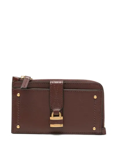 Chloé Paddington Clutch Bag In Brown