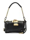 Chloé Black Leather Small Paddington Shoulder Bag In Black
