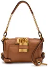 Chloé Chloe Paddington Grained Leather Shoulder Bag In Brown