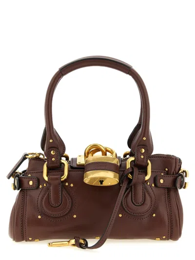 CHLOÉ PADDINGTON HAND BAGS BROWN