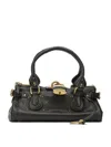 Chloé Brown Leather Handbag In Black