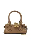 Chloé Chloe Camel Leather Paddington Shoulder Bag In Brown