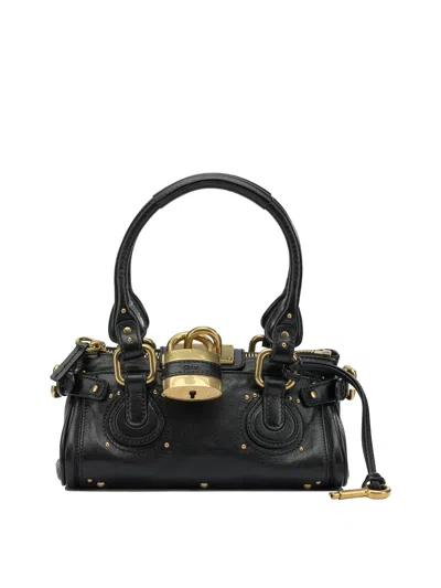 CHLOÉ PADDINGTON HANDBAGS BLACK