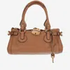 Chloé Chloe Camel Leather Paddington Shoulder Bag In Brown