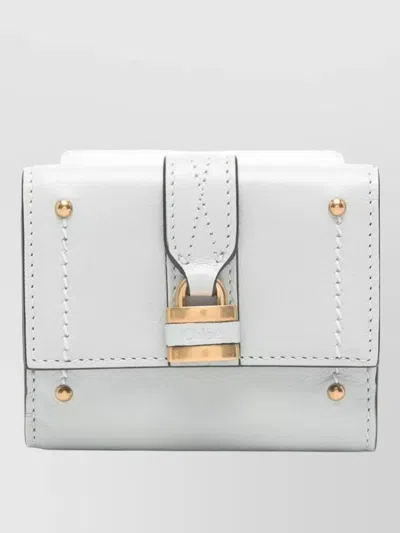 Chloé Paddington Leather Card Holder Foldover Design