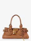Chloé Paddington Leather Handbag In Brown