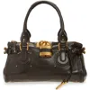 Chloé Paddington Leather Satchel In Brown