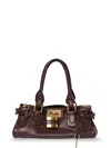 Chloé Chocolate Leather Paddington Shoulder Bag In Brown