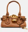 Chloé Small Paddington Padlock Top-handle Tote Bag In Brown
