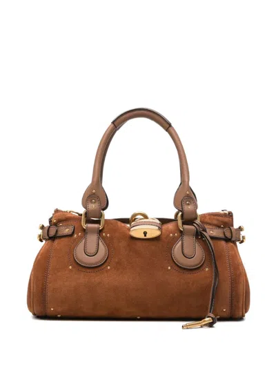 Chloé Brown Paddington Large Shoulder Bag