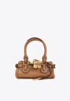Chloé Paddington Brown Handbag With Two Top Handles And Padlock On The Front In Leather Woman In Brown