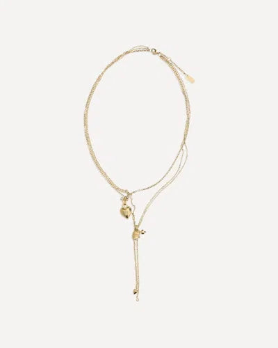 Chloé Paddington Mini Necklace In Gold