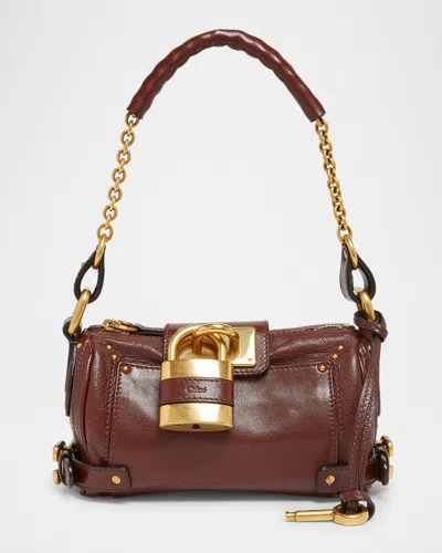 CHLOÉ PADDINGTON ROUNDED PADLOCK SHOULDER BAG IN LEATHER