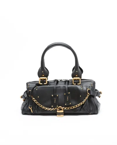 Chloé Paddington Satchel Bag In Purple