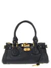 Chloé Structured Shoulder Bag With Padlock And Studs