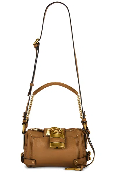 Chloé Chloe Women Biscuit Leather Small Paddington Shoulder Bag In Brown