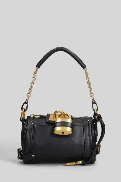 Chloé Black Leather Small Paddington Shoulder Bag