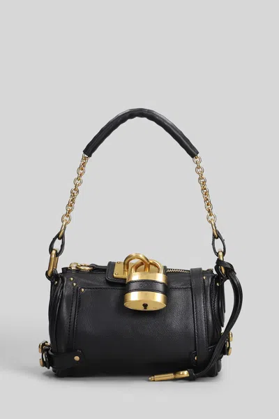 Chloé Black Leather Small Paddington Shoulder Bag