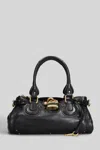 Chloé Paddington Shoulder Bag In Black Leather In Black