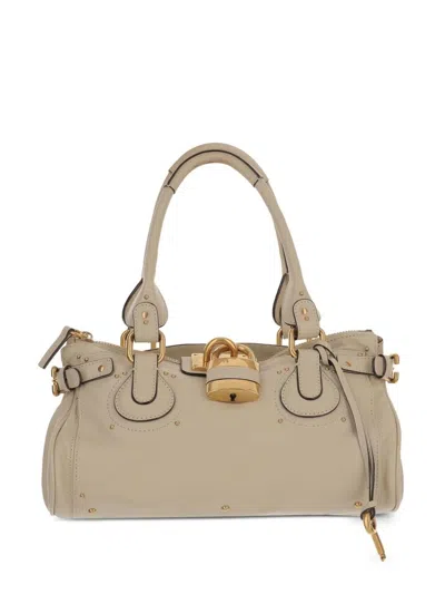 Chloé Paddington Shoulder Bag In Sand