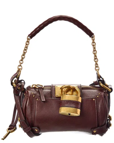 Chloé Paddington Small Leather Shoulder Bag In Brown