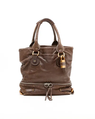 Chloé Paddington Tote Bag In Brown