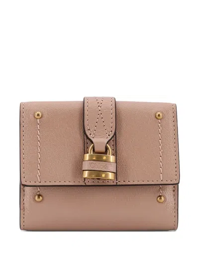 Chloé Paddington Tri-fold Wallet In Neutral
