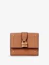 Chloé Paddington Trifold Leather Wallet In Brown
