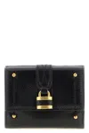 Chloé Paddington Embellished Textured-leather Cardholder In Black