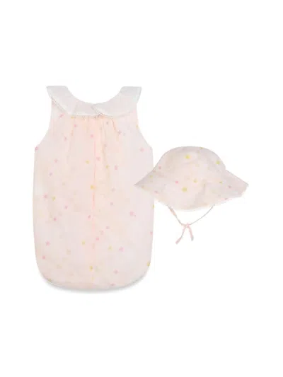 Chloé Babies' Pagliaccetto+cappello In Pink
