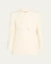 Chloé Paisley Jacquard Double-breasted Jacket
