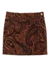Chloé Mini Skirt With Jacquard Pattern