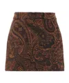Chloé Mini Skirt With Jacquard Pattern