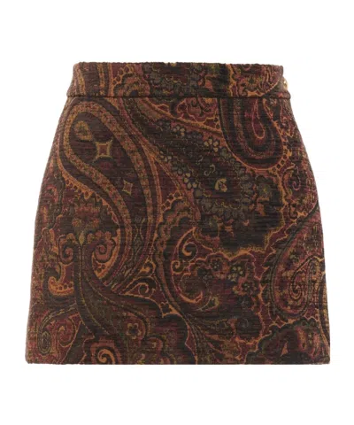 Chloé Paisley-print Mini Skirt