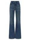 Chloé Wide-leg Denim Jeans With High Waist And Five-pocket Design