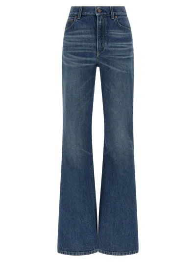 Chloé Palazzo Jeans In Blue