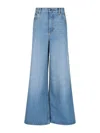 Chloé Chloe Wide-leg Denim Jeans In Multi