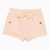 Chloé Pale Pink Cotton Shorts In Pink