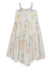 Chloé Palm Tree-print Dress In White