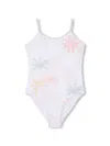 Chloé Palm Tree-print Swimsuit In White