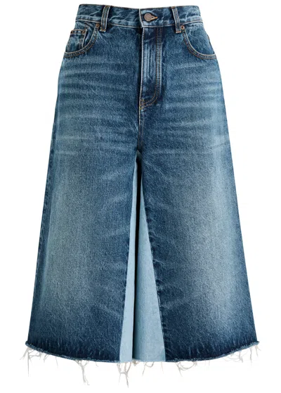 Chloé Chloe Panelled Denim Shorts