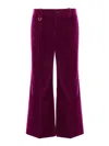 Chloé Purple Cotton Pants In Purple