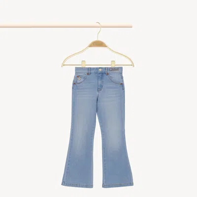 Chloé Pantalon Cinq Poches Fille Blanc Taille 6 100% Coton In White